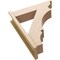 Ekena Millwork 7 1/2-in W x 28-in D x 34-in H Balboa Trad Rough Cedar Woodgrain TimberThane Outlooker, Primed Tan OUTUR075X28X34BOA04RCPR - alternate 6